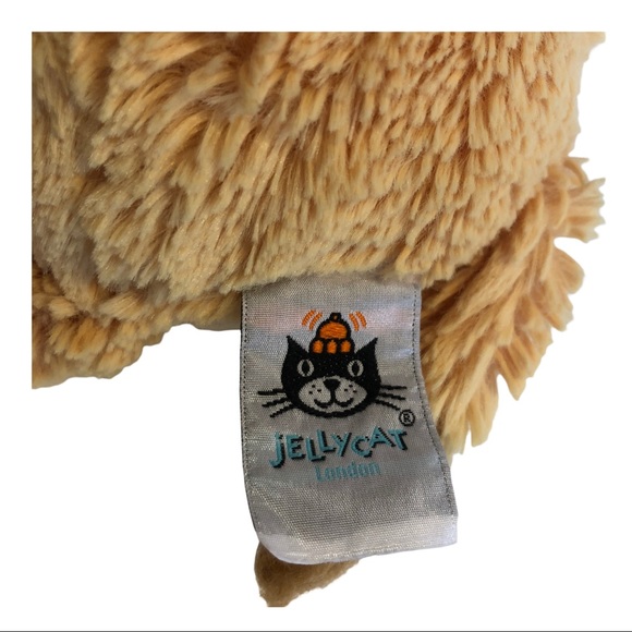 Jellycat Medium Bashful Lion Plush Yellow gold 12” Stuffed Animal Bean Bag Toy. - Picture 7 of 9